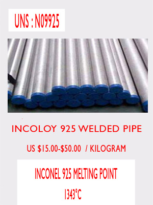 Incoloy 925 pipe price