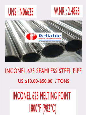 inconel 625 pipe price