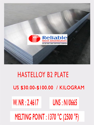 Hastelloy B2 sheet price