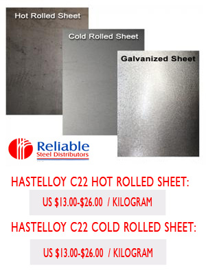 Hastelloy C22 Plate Supplier