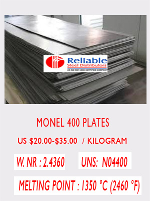 Monel 400 sheet price